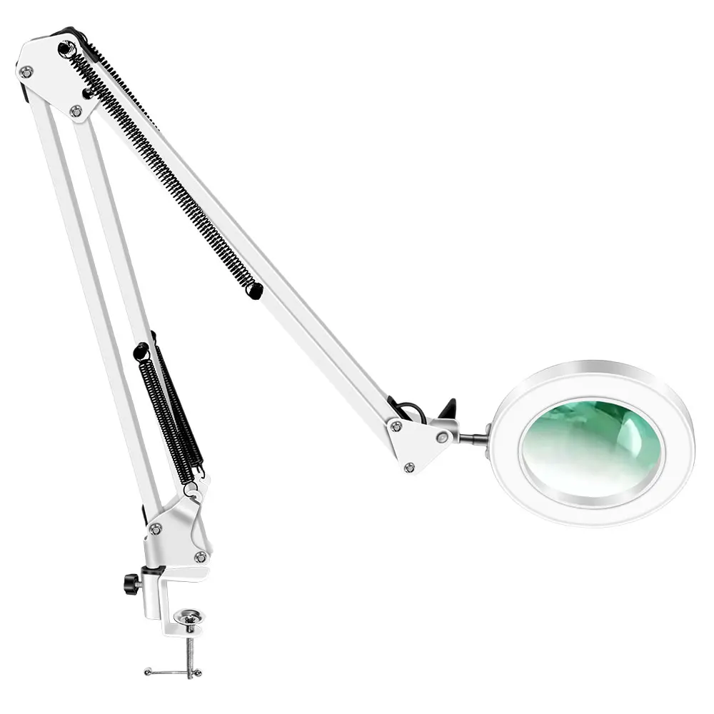 NEW Protable 8X/10X Illuminated Magnifier USB 3 Colors LED Magnifying Glass for Soldering Iron Repair/Table Lamp/Skincare Beauty