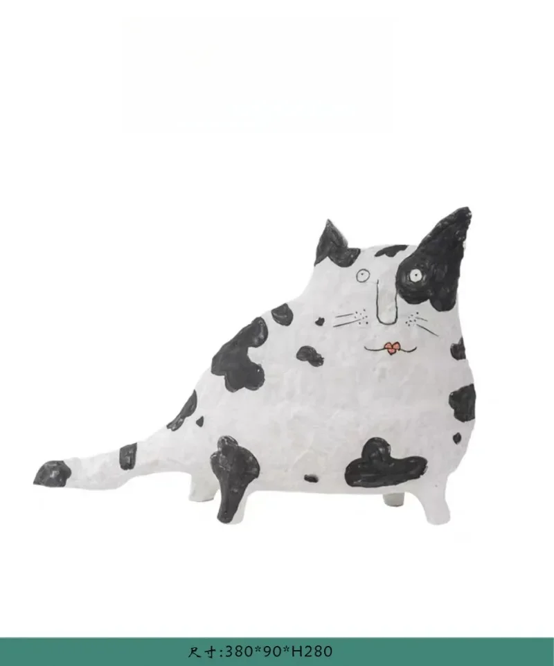 Painted ornaments, cartoon ceramic models, children's bedroom accessories