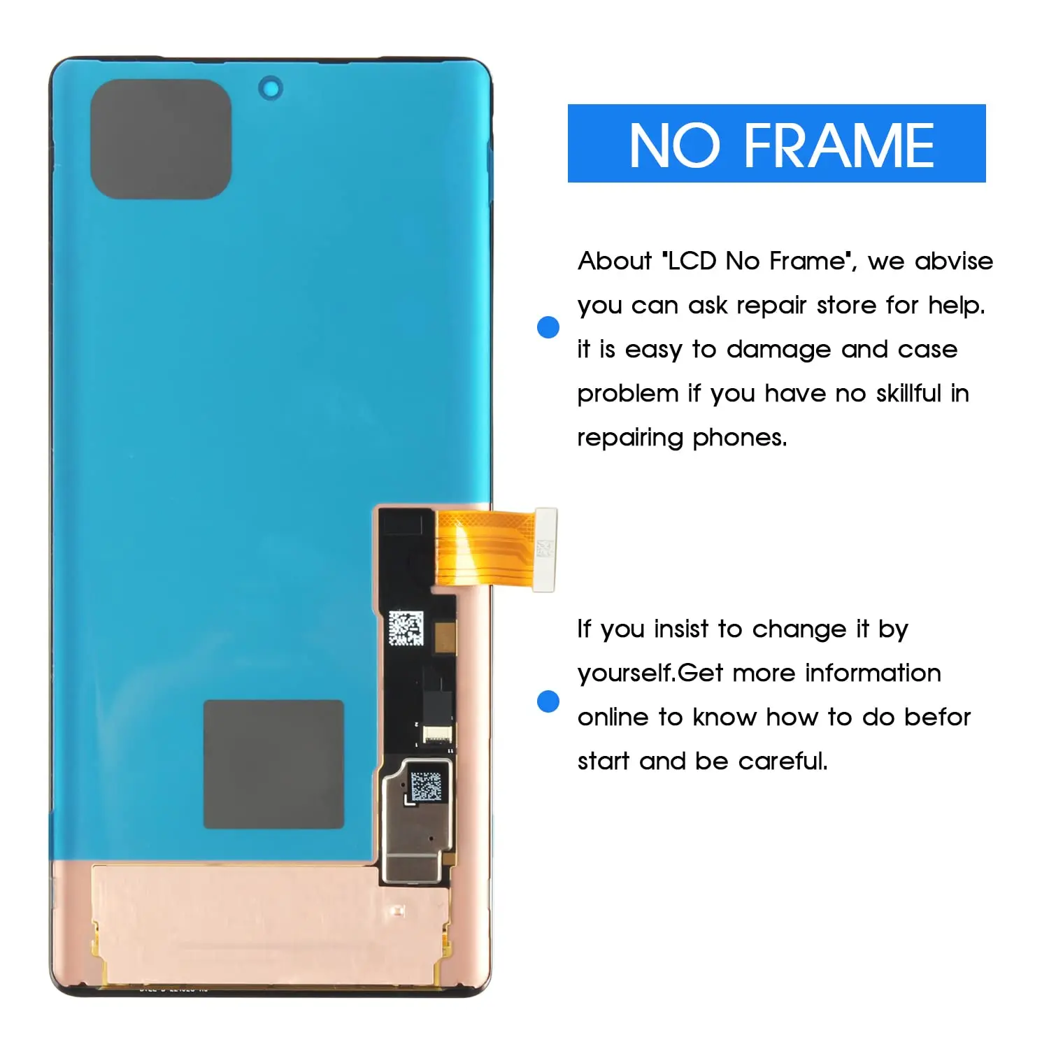 6.7 "AAA+++ TEST Per Google Pixel 7 Pro Display LCD Touch Screen Digitizer Assembly Sostituzione 6.3" Per Google Pixel 7 Display