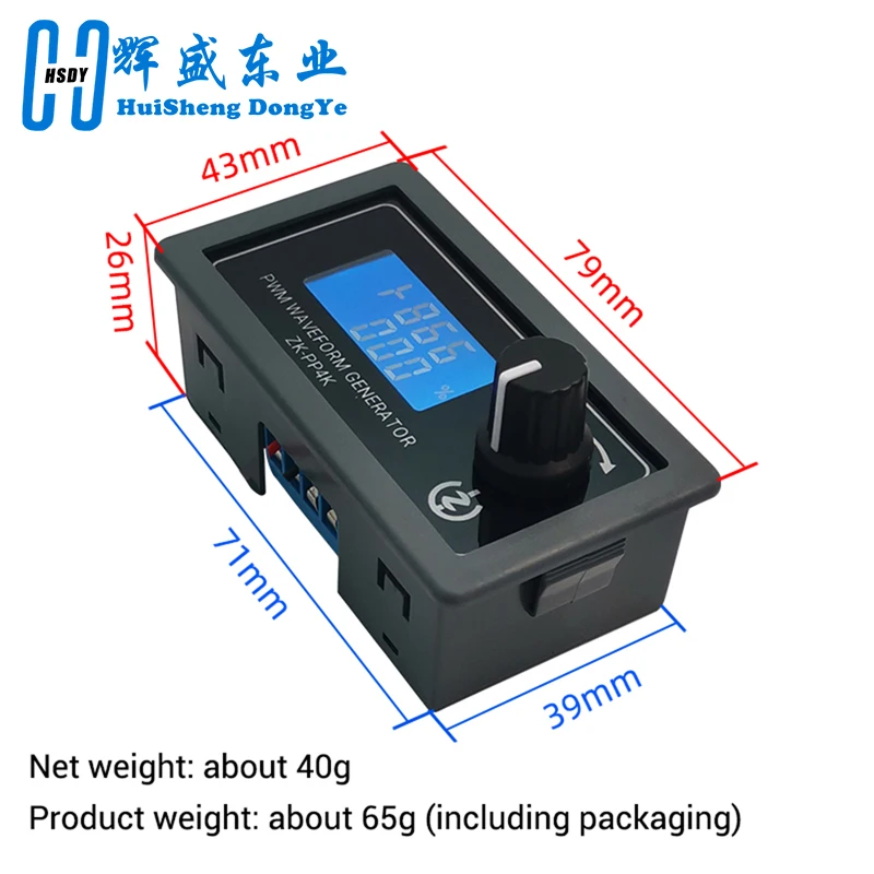 ZK-PP3K ZK-PP4K LCD PWM generatore di forme d\'onda 1Hz-150KHz PWM frequenza di impulso Duty Cycle generatore di impulsi regolabile