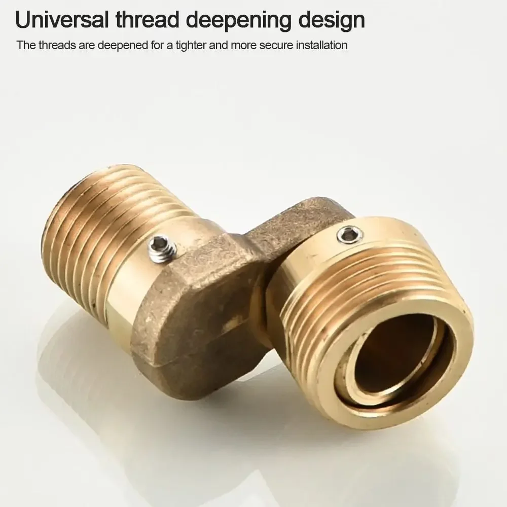 Copper Angled Curved Foot Angle Adjustment Wall Mounted Eccentric Screw Corner Thickened Connecting Accessories
