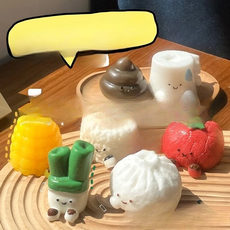 Super soft rotten simulation food play pinch music sticky bag water feeling mud feeling slow rebound toy vent decompression baby pinch
