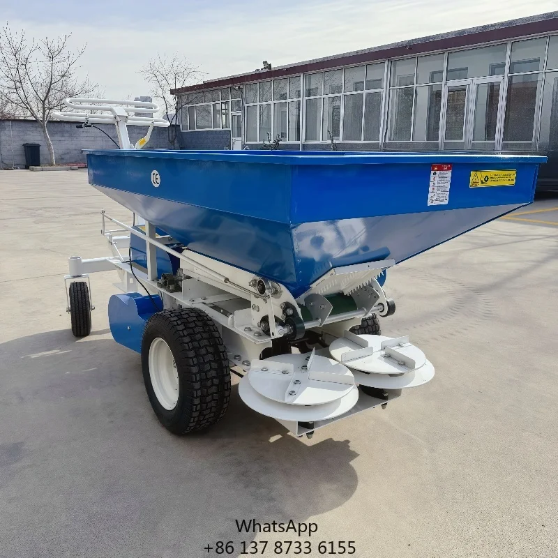 WIGON Two Disc Agricultural Fertiliser And Seed Spreader Lawn Fertiliser Spreader Lime Spreader