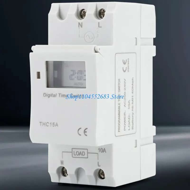 Y6GD مرحلات مؤقت قابلة للبرمجة أسبوعيًا لمدة 7 أيام، مرحلات إلكترونية رقمية، مفاتيح مؤقت، 20 مفتاح مؤقت رقمي مغلق، دائم #4