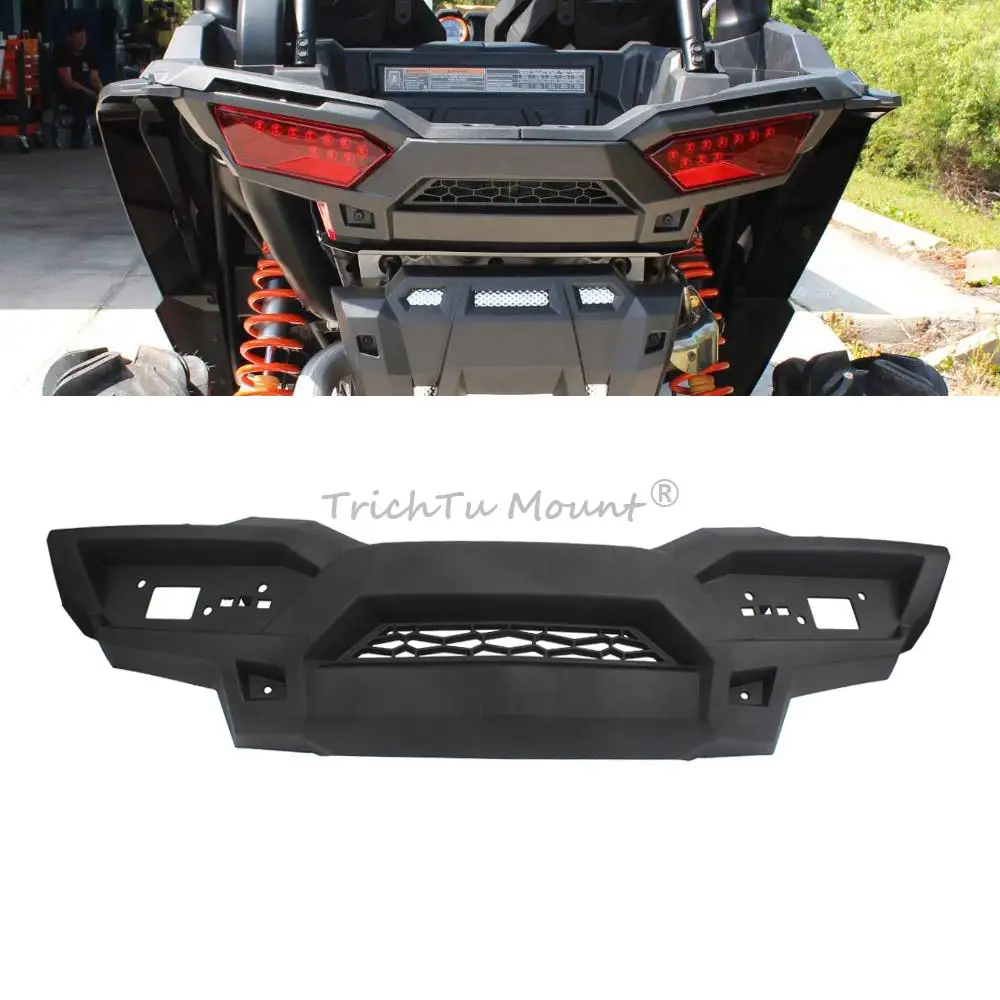 UTV Rear Bumper Cover Fascia Guard For Polaris RZR XP 4 1000 Turbo EPS Fox Dynamix High Lifter Edition 2014-2018