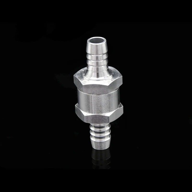 1/3/5/10Pcs One Way 6/8/10/12/14/16mm High Quality  Valves Aluminium Alloy Fuel Non Return Check Valve One Way Fit Carburettor