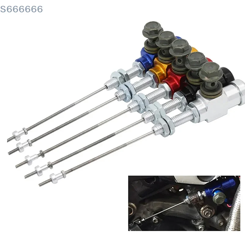 

Motorcycle Custom Hydraulic Clutch Brake Master Cylinder Rod System Efficient Transfer Pump