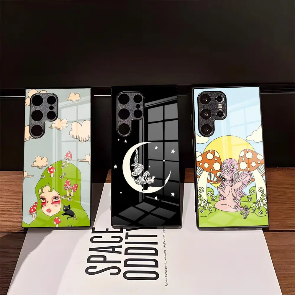 Valfré Art Phone Case For Samsung S26 Ultra S25 Edge Ultra S23 S22 S21 Ultra Plus S24 Fe A57 A37 Glass Cover
