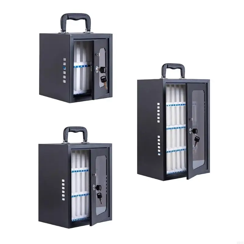

Multipurpose Secure Phone Lock Box Various Slot Portable Phone Locker for Schools and Offices Supplies Elegant Finish B03E