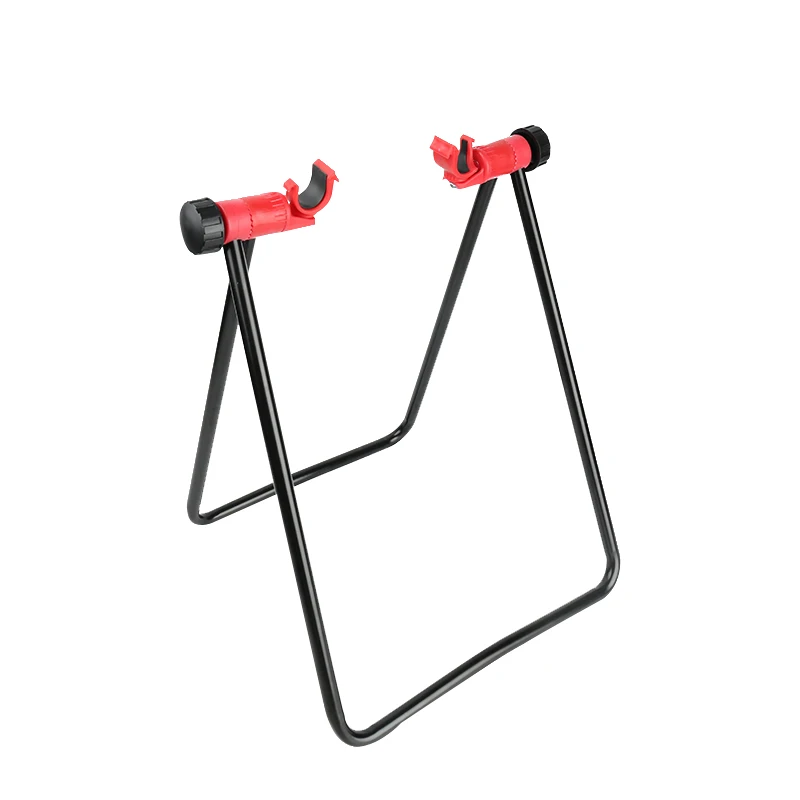 Mountain bike vertical triangular parking rack, road bike U-shaped repair rack folding repair rack riding equipment