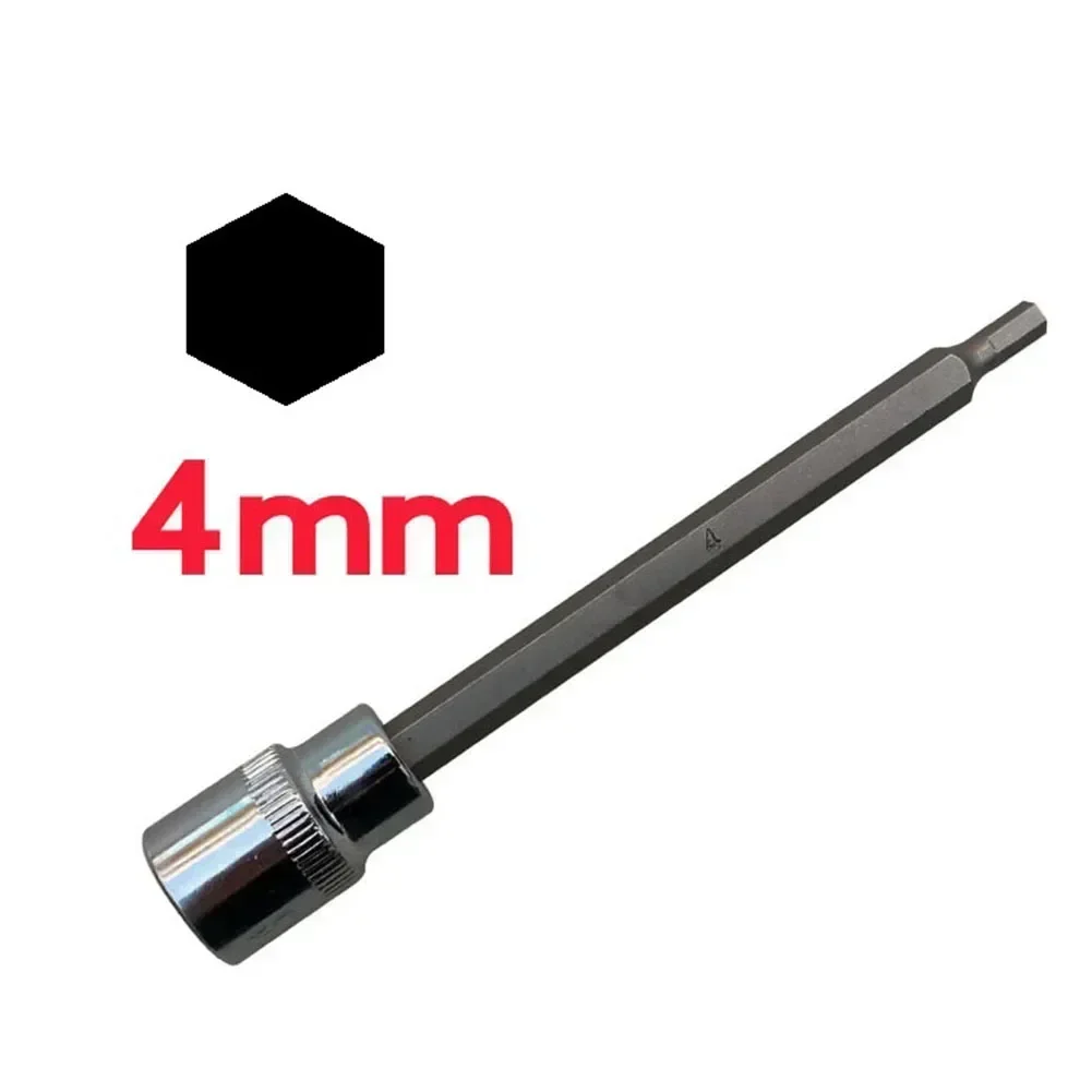 Hex Screwdriver Bit Socket Adapter 3/8 Inch Drive Chrome Vanadium Steel Tool For Repair Shops And Factories H3 H10