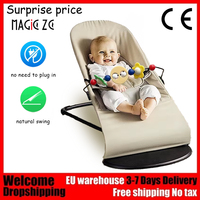 Baby bouncer Baby Rocking chair Portable Multifunction Swing Chair for Toddler Adjustable Baby Bouncer Seat with Toys