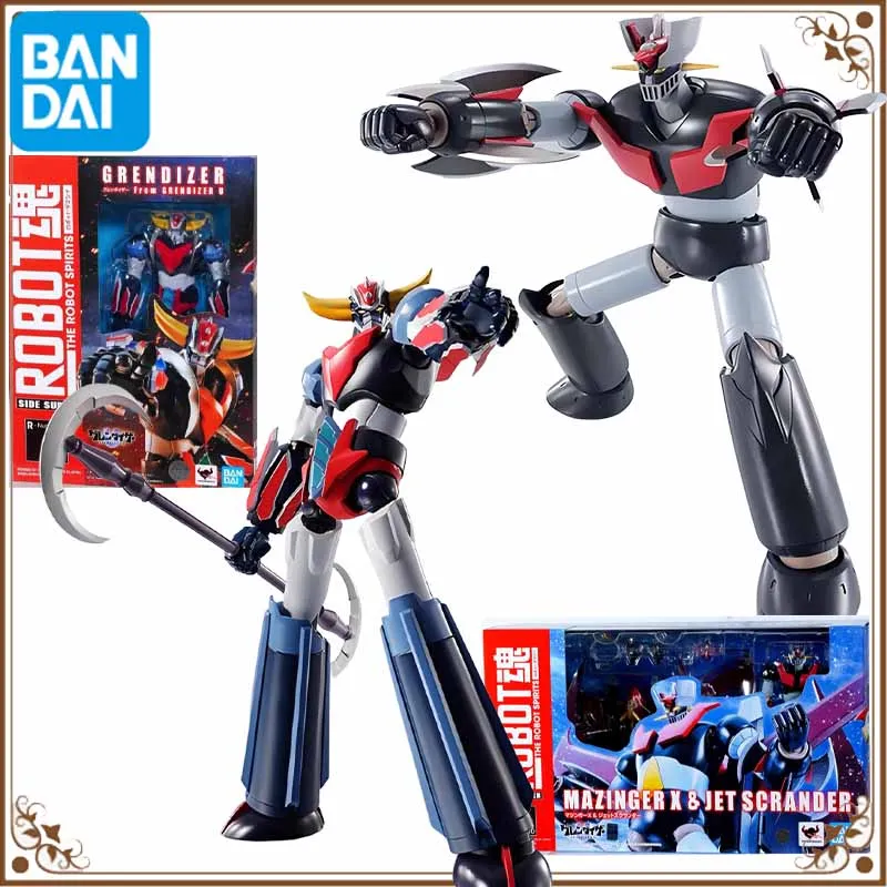 SIDE SUPER MAZINGER X JET SCRANDER GRENDIZER Anime figuras de acción Bandai GUNDAM ROBOT juguetes para niños