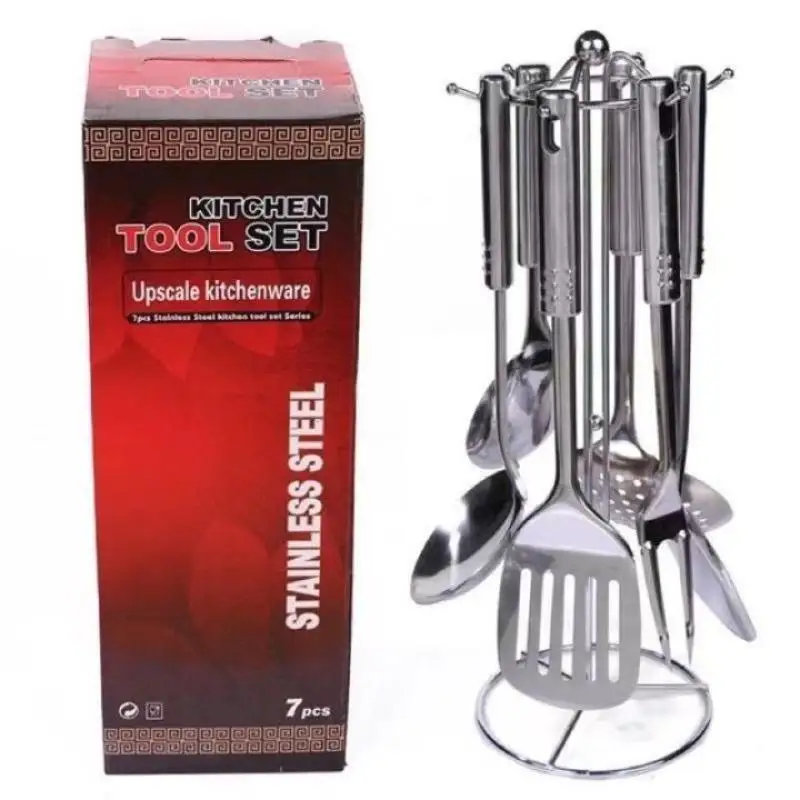 New Sale 7in1 Stainless Steel Kitchen Utensil Tool Set Kitchenware Utensils & Gadgets