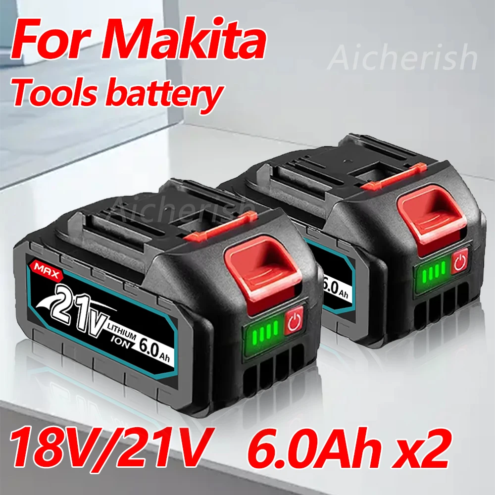 20V 18V 21V Rechargeable Lithium Ion Battery for Makita 18V B Series Power Tools Angle Grinder Electric Saw Impact Wrench