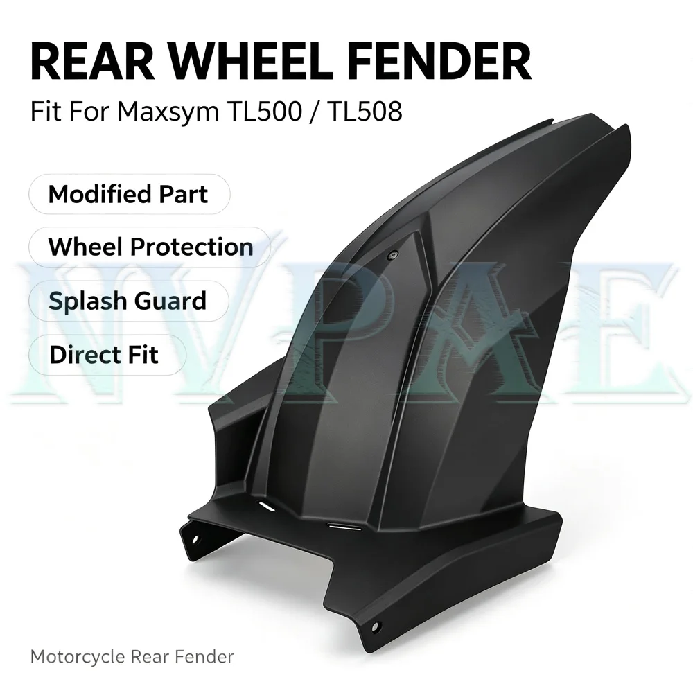 For SYM TL500 500TL TL 500 TL 508 TL508 Motorcycle Modified rear fender waterproof and splash proof rear fender