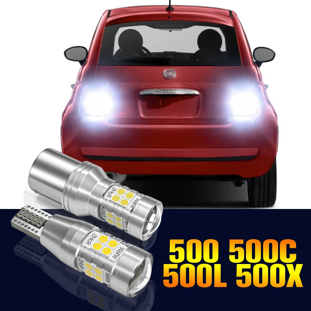 

2pcs LED Reverse Light Bulb Backup Lamp For Fiat 500 500C 500L 500X 2007-2018 2011 2012 2013 2014 2015 2016 2017 Accessories