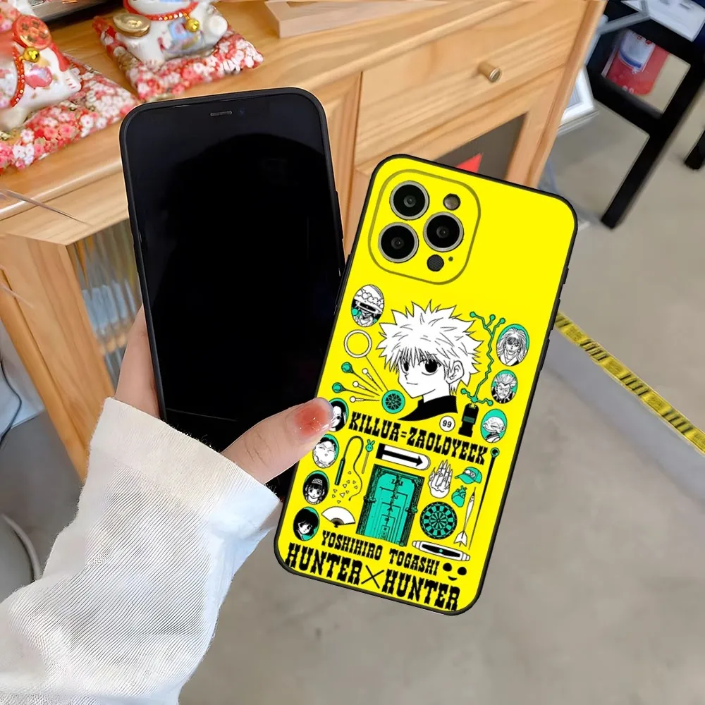 Anime Hisoka Hunter X Hunters Phone Case luxury Design for iphone 15 Pro 14 Pro Max 12 Mini 11 13 Xr X Xs 6s 7 8 Plus Back Cover