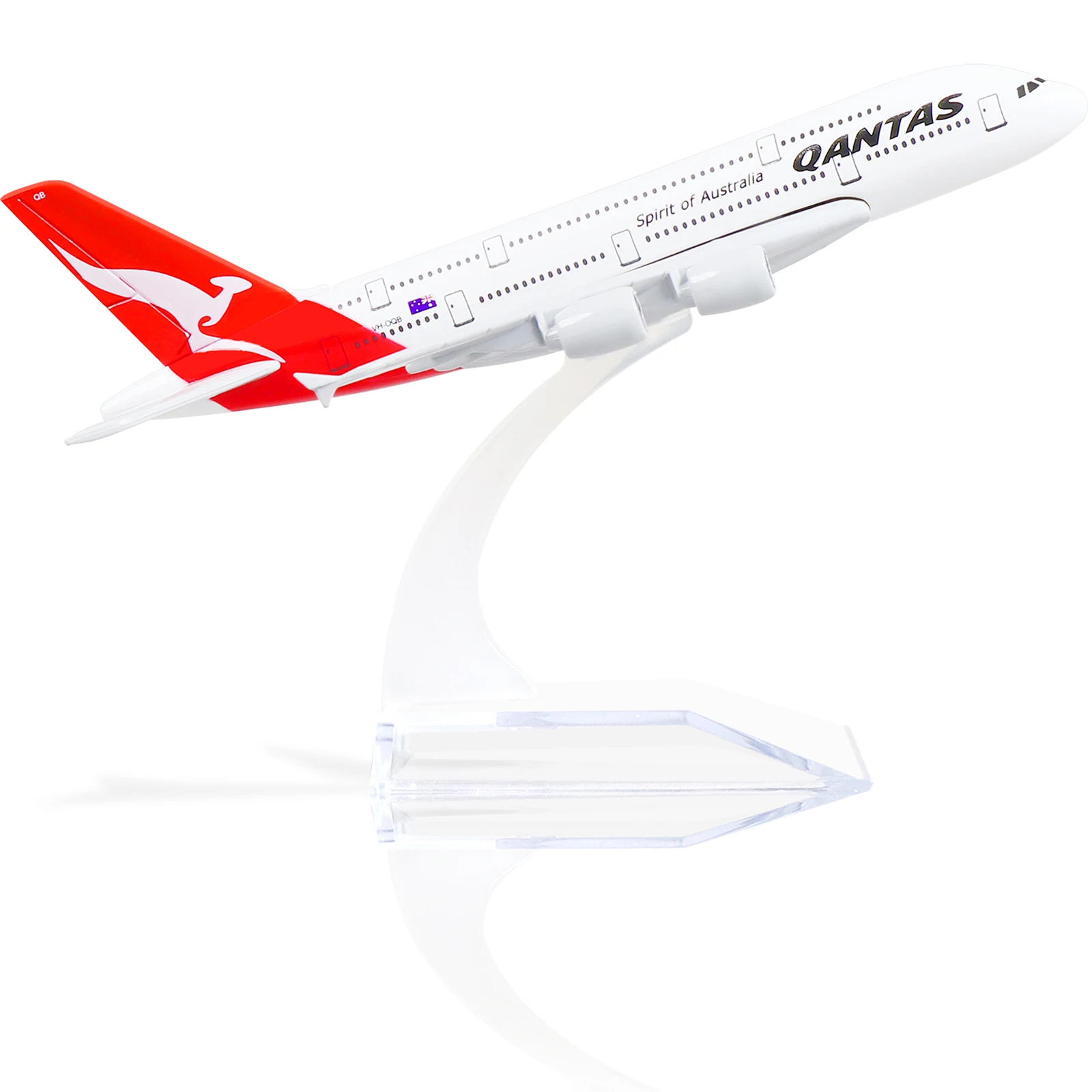 1:400 A380 Aircraft Model Alloy Australia With Stand Collectible Decorative Aviation Enthusiast Christmas Birthday Gift for Men