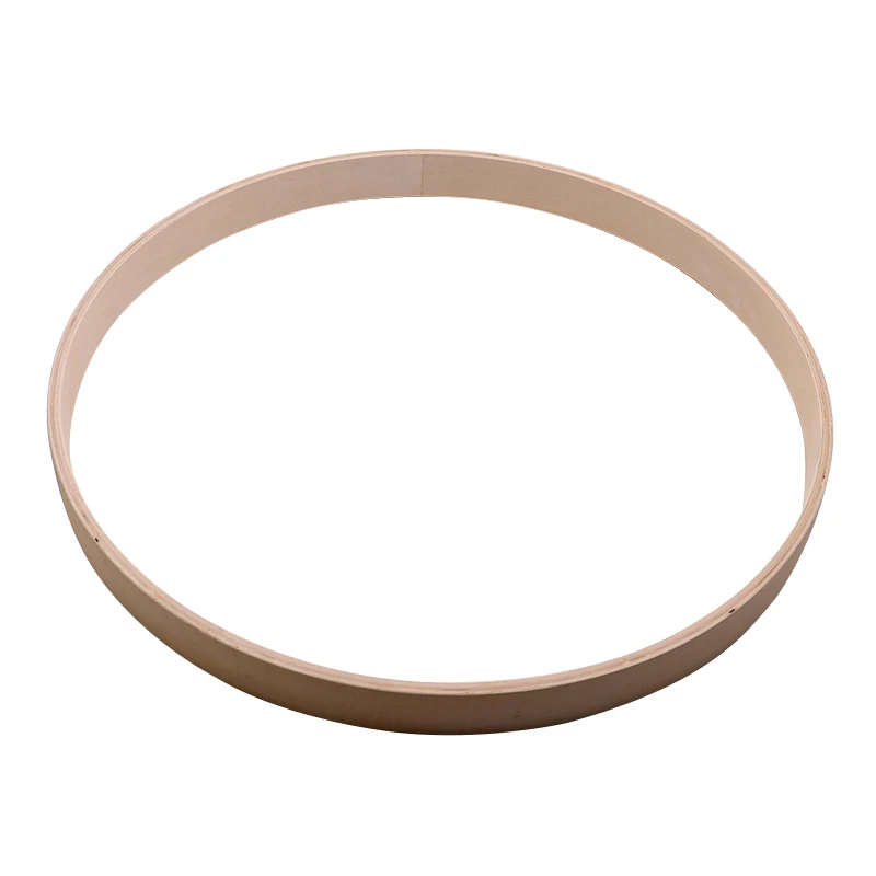 22inch 20inch poplar wood drum hoop natural wood hoop 1 piece