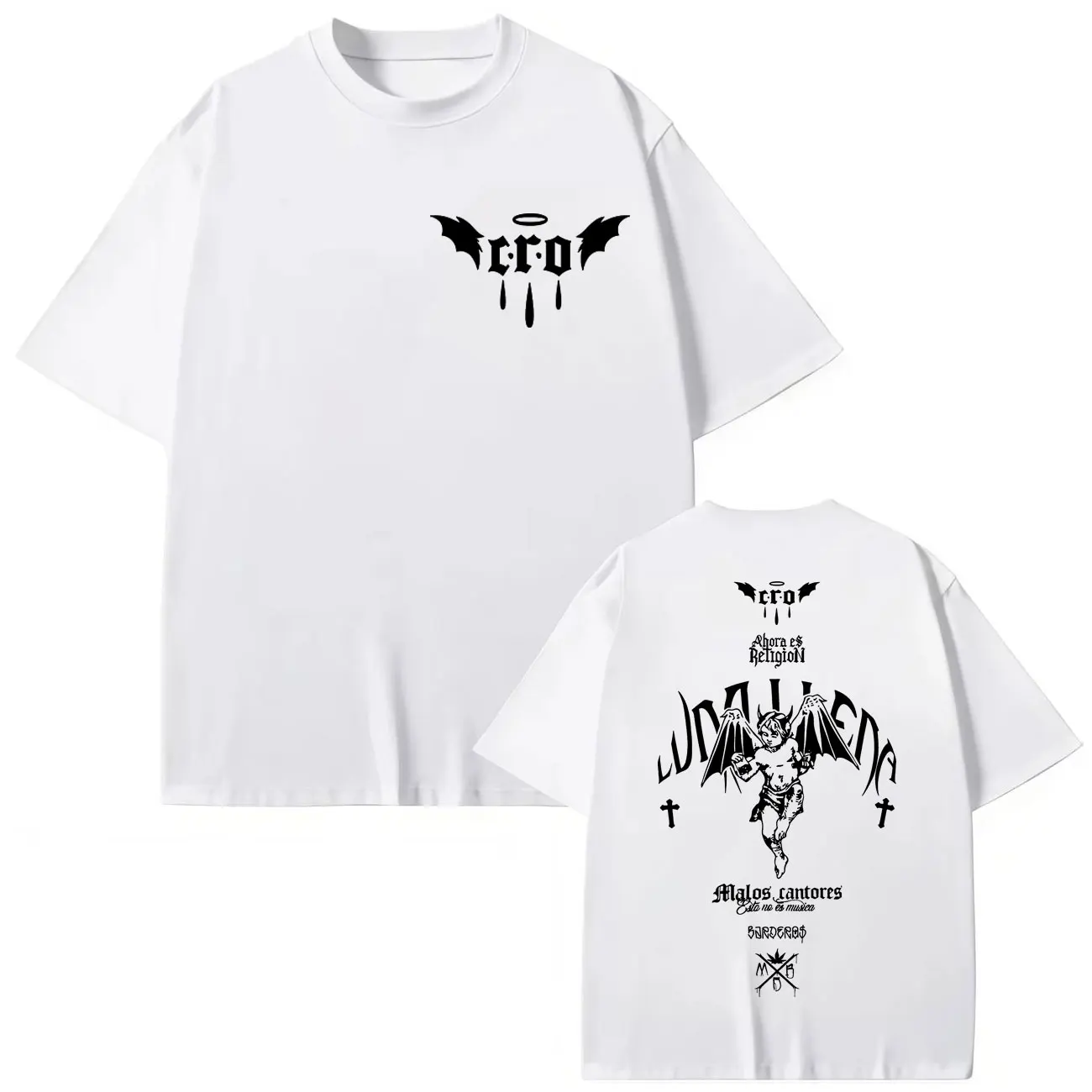

Rapper C.R.O Album Print T-shirt Men Women Clothing Fashion Hip Hop Short Sleeve T-shirts High Quality Cotton Oversized T Shirt
