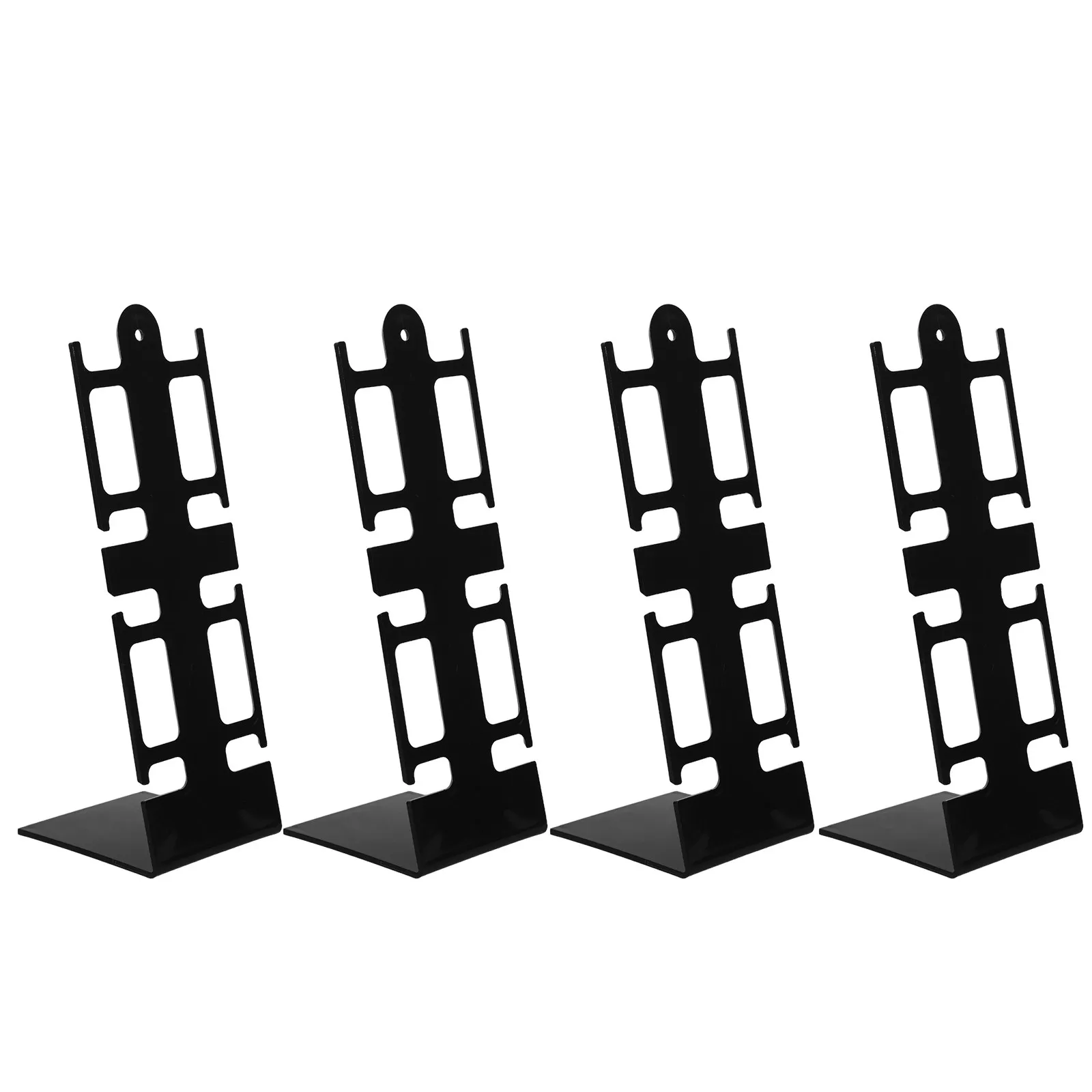 4Pcs Acrylic Watch Rack Transparent Modern Display Stand for Watches Bracelets Jewelry Organizer Retail Tabletop Presentation