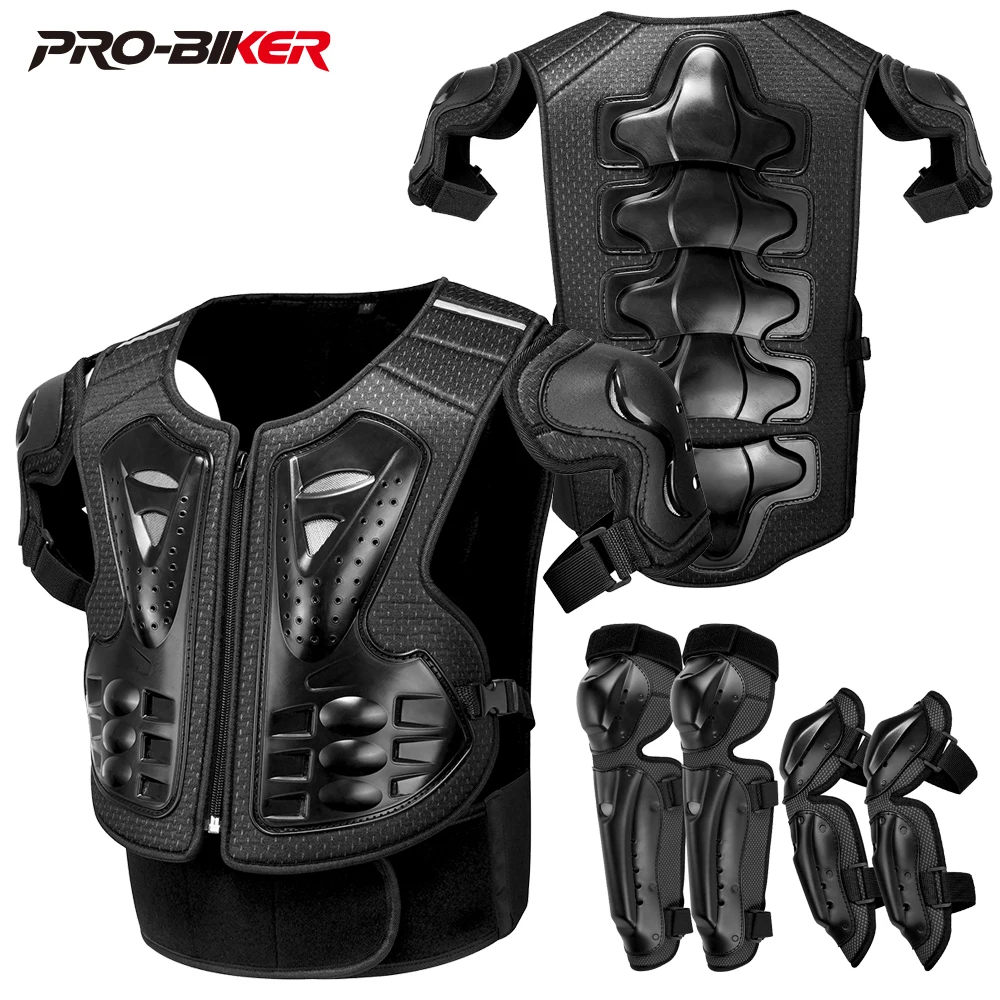 Motorcycle Body Armor Anti-Fall Wear-resistant Motocross Riding Armor Vest Protective Gear Motorbike Chest Back Protector