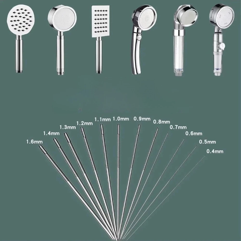 1 Box (10pcs) Shower Head Cleaning Brush, with Various Sizes of Brush Heads, for Cleaning Shower Heads, Small Holes