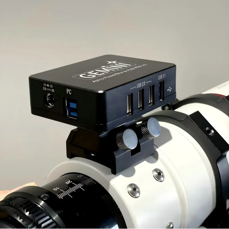 

2025 GEMINI Astro New Astronomy Power Box Mini V2 HUB DC+ USB3.1 High-speed Readout Output for Astrophotography