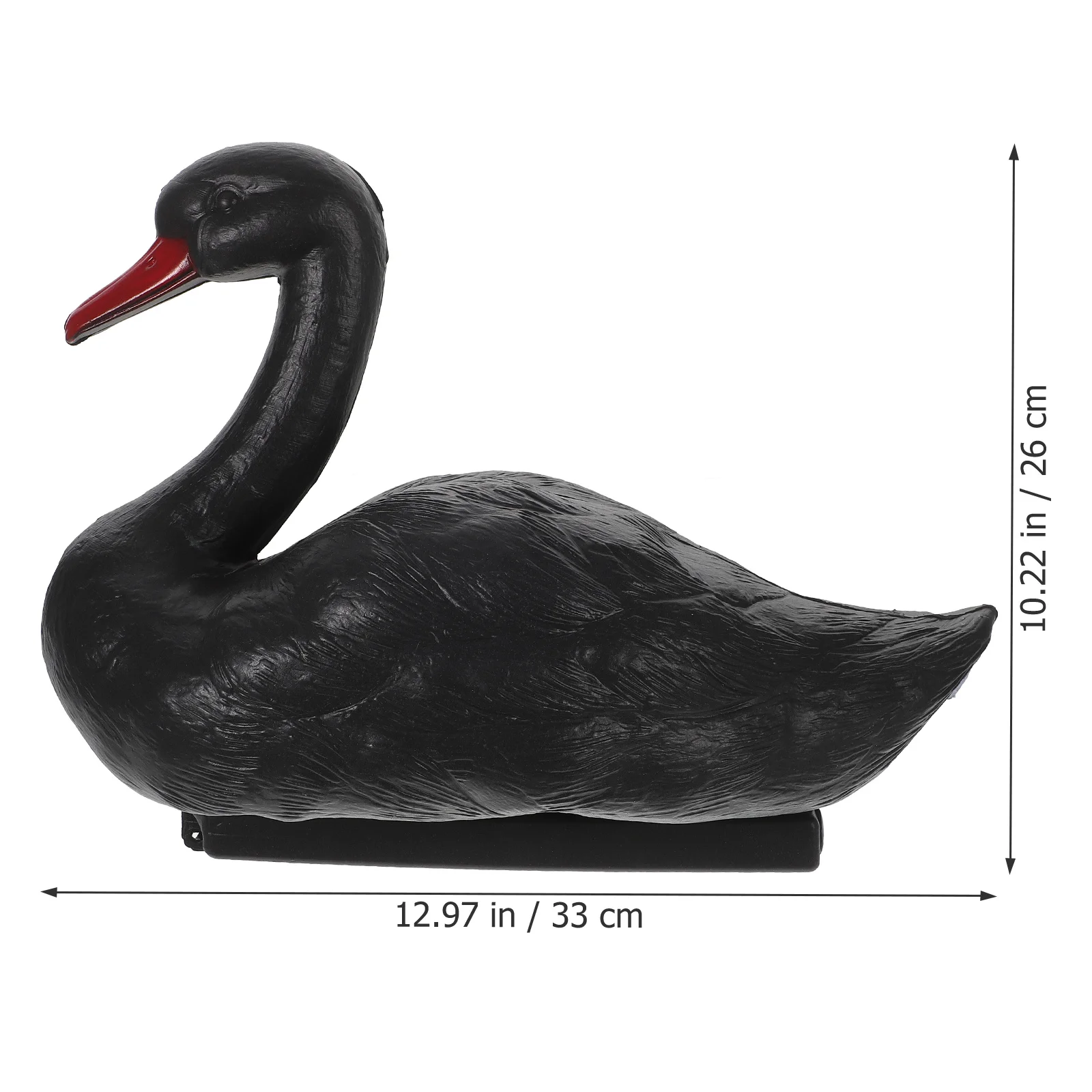 

Simulation Swan Floating Ornament Premium Material Courtyard Balcony Fountain Decor Gift for Families Friends Simulation Swan