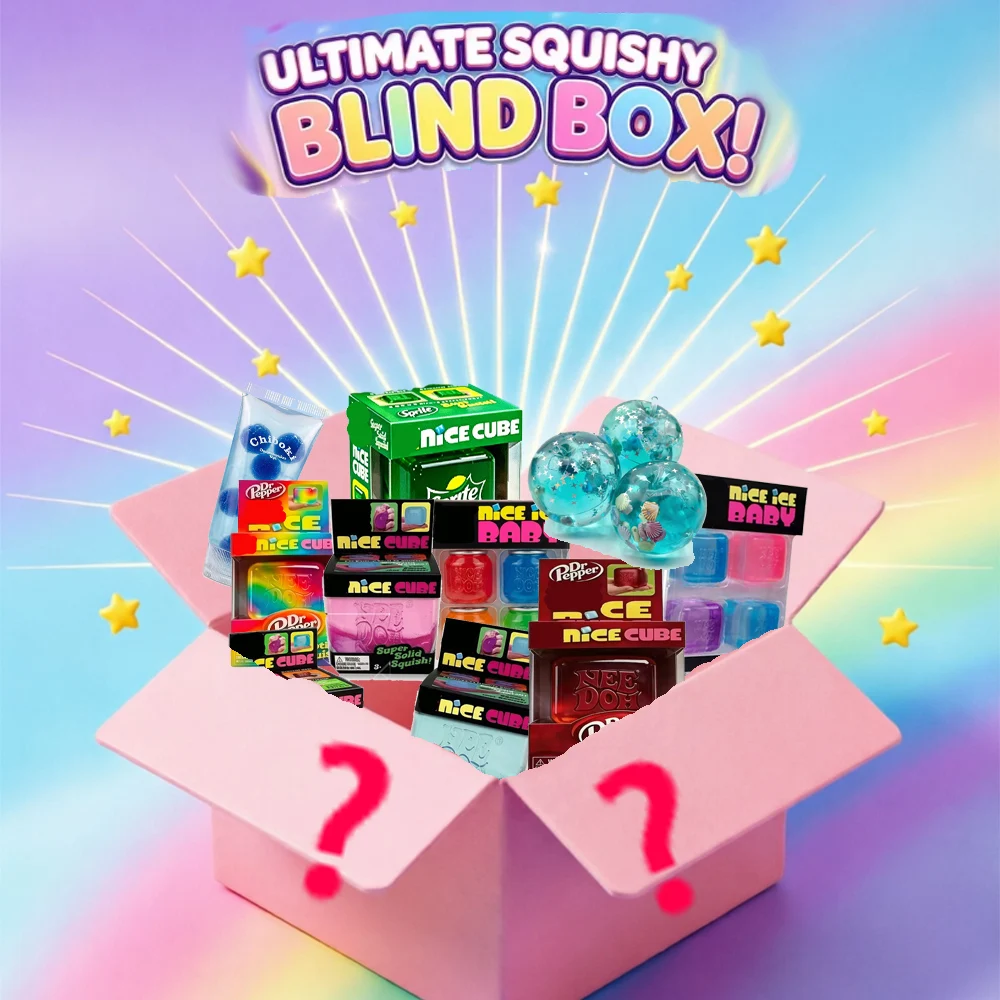 Bling Box Nice Cube Sensory Toys Stress Relieving Blocks Pinching Relieving Puzzle Solving Venting Children Souvenir