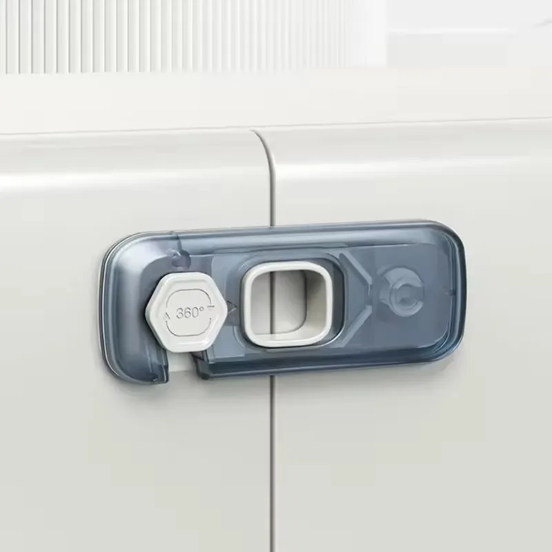For Baby Safety Child Lock 1-5Pcs Home Refrigerator Lock Fridge Freezer Door Catch Lock Toddler Kids Child Cabinet Safety Lock