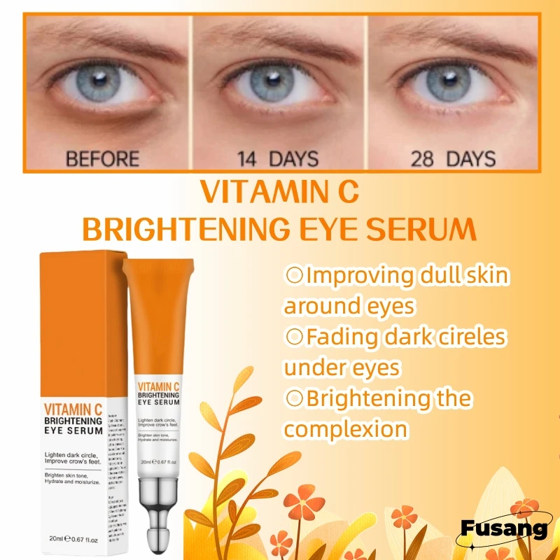 Vitamin C Eye Cream Anti Dark Circle Remove Bags Under Eyes Lifting Brightening Cream Fade Fine Lines Skin Care