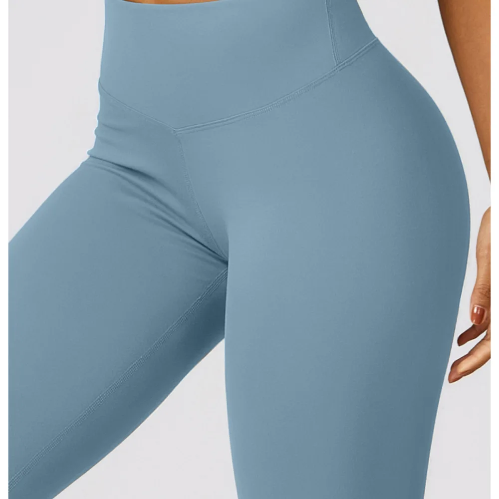Seamless Yoga Pants High Waist Women Leggings Stretchy Naked Feeling Tummy Control Sport Fitness Running Exercise Gym Tights