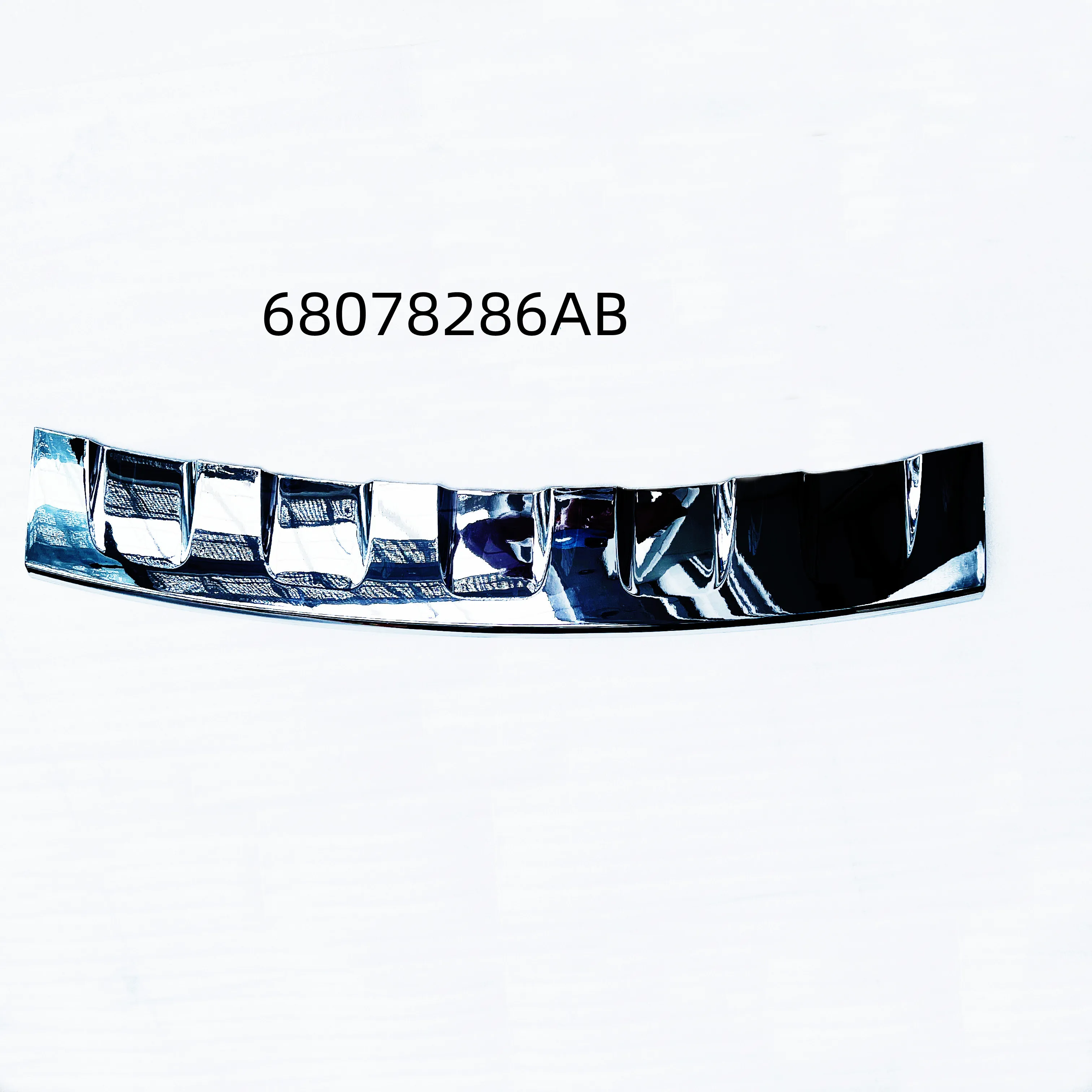WAP02 Chrome Plated Lower Decorative Panel Of Front bumper (Decal), 68078286AB, Suitable For: Grand Cherokee,WK, 2011-2013