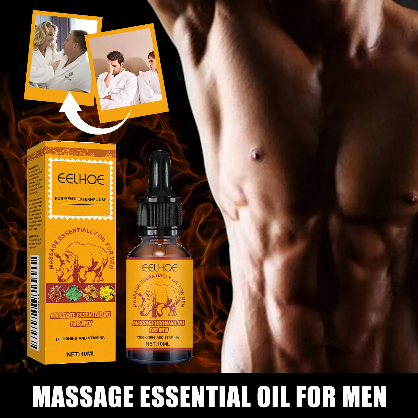 Men Erection Long Lasting Delay Penis Oil Endurance Sex Prolong Delay Last Longer Sex Strength Stops Premature Ejaculation