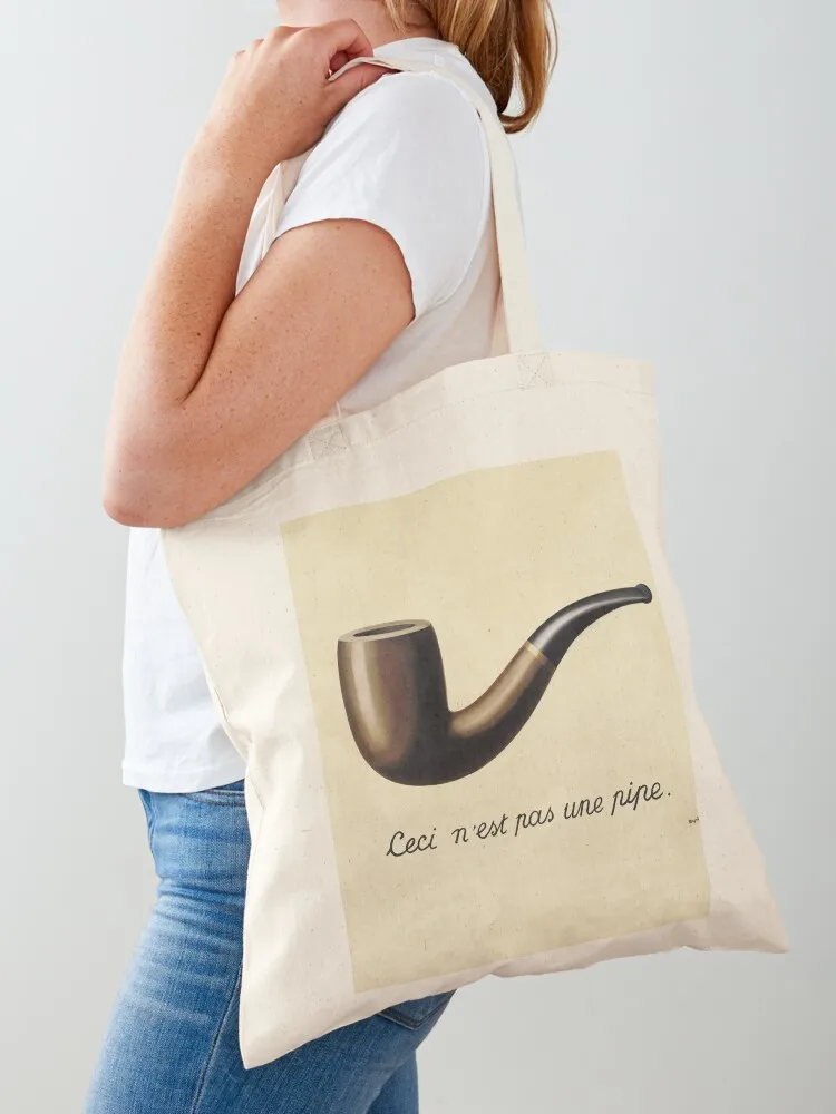 

This Is Not A Pipe Tote Bag Reusable bags shopper bag woman women bag Shopper