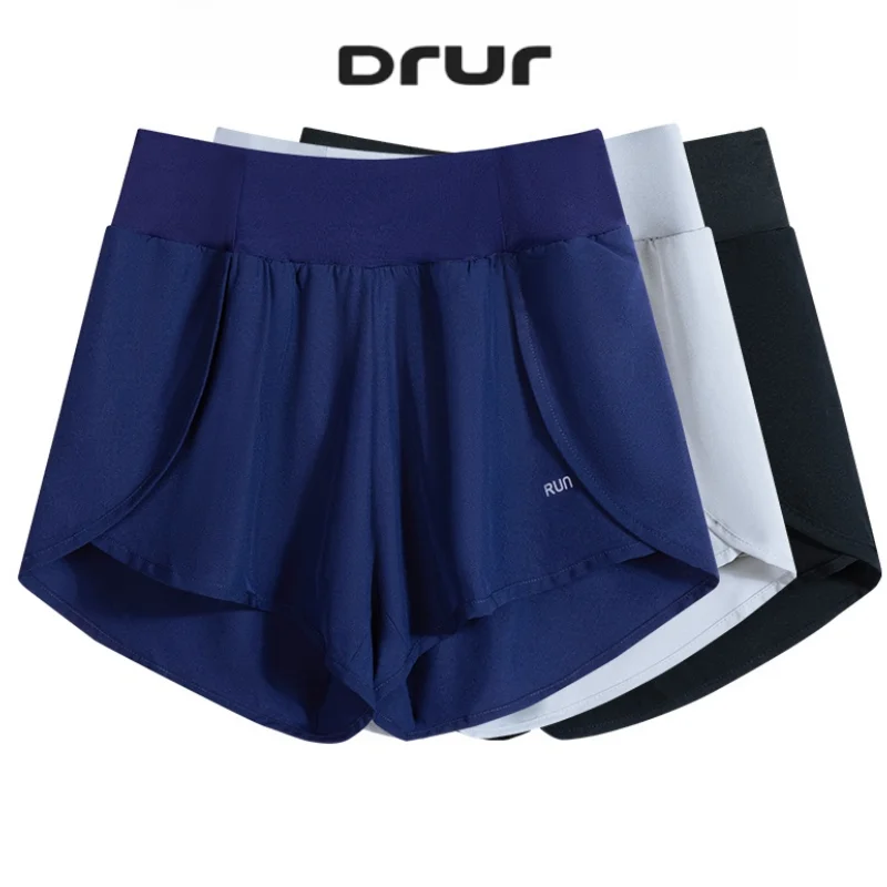 

DRUR Lightweight Running Shorts Women High Waist Quick Dry 2 in 1 Workout Athletic Shorts With Pocket Summer Sports Sweatpants