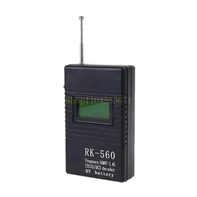 Best Seller Handheld 50MHz-2.4GHz Frequency Counter Easy Operation RK560 Frequency Counter for DCS and CTCSS Frequency Test