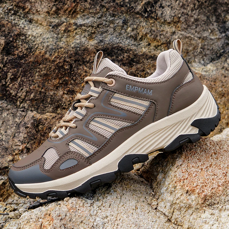 

Походная обувь Four Seasons для мужчин и женщин, дышащие треккинговые кроссовки для пар, спортивная обувь на открытом воздухе, кемпинг, охота, прогулочная обувь для женщин