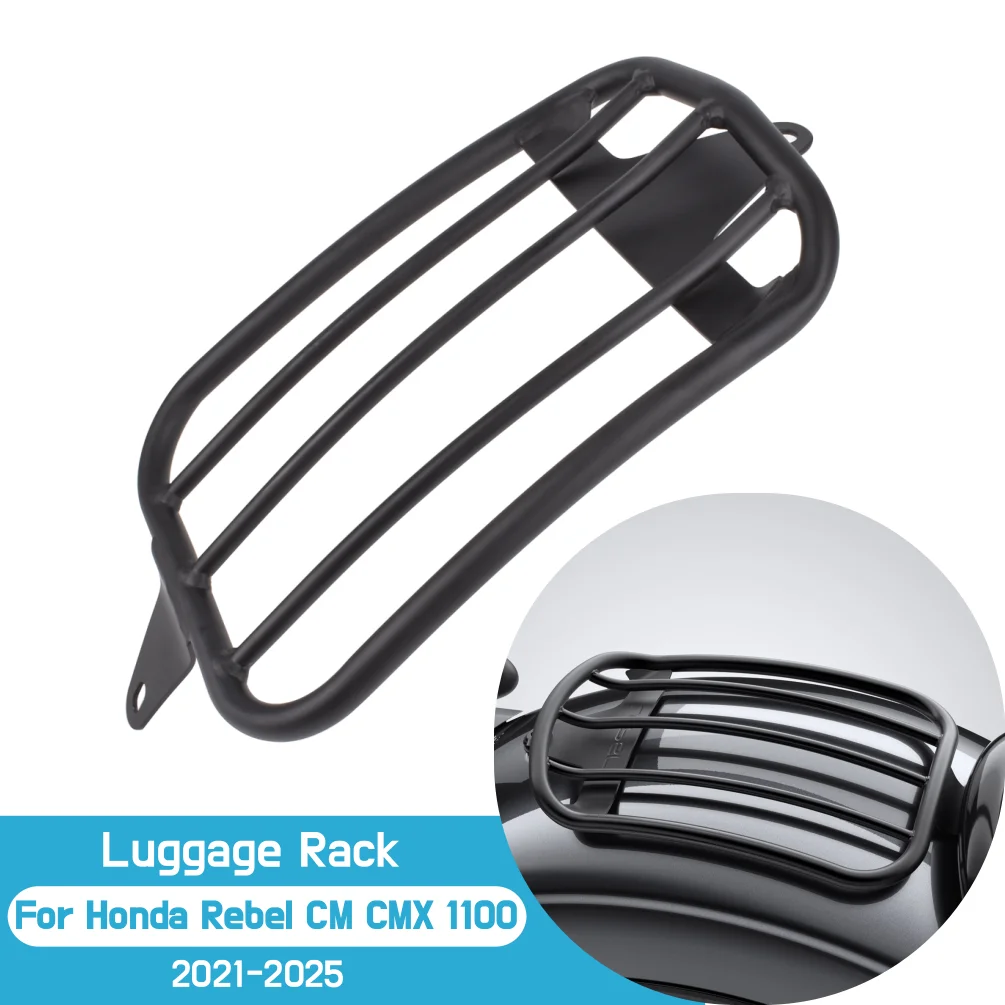 

For Honda Rebel CM CMX 1100 2021-2025 CMX1100 Luggage Rack Rear Carrier Tail Storage Top Support Shelf Motorcycle Accessories