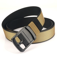 Rotating Buckle Reversible Adjustable Nylon Belt Youth Unisex Casual Canvas Woven Strap Fashion