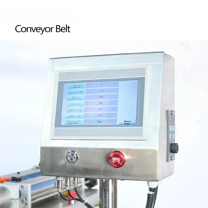 ZS-CB100P 1.9M Length Automatic Chain Conveyor Belt Adjustable-Speed Transporting Goods Machiney Production Line