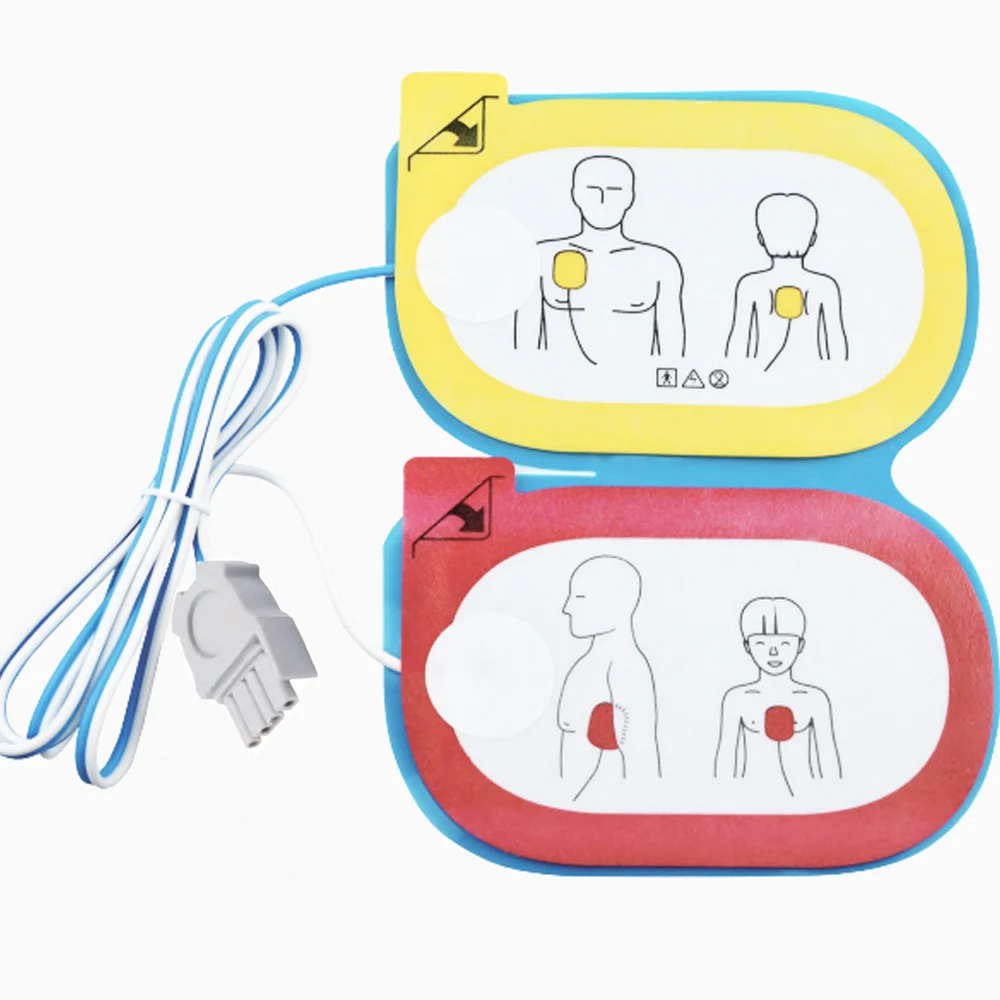 Do defibrylatora LIFEPAK/podkładki elektrod dla dorosłych AED defibrylacja dla Cardioline ELIFE 700 REANIBEX-200