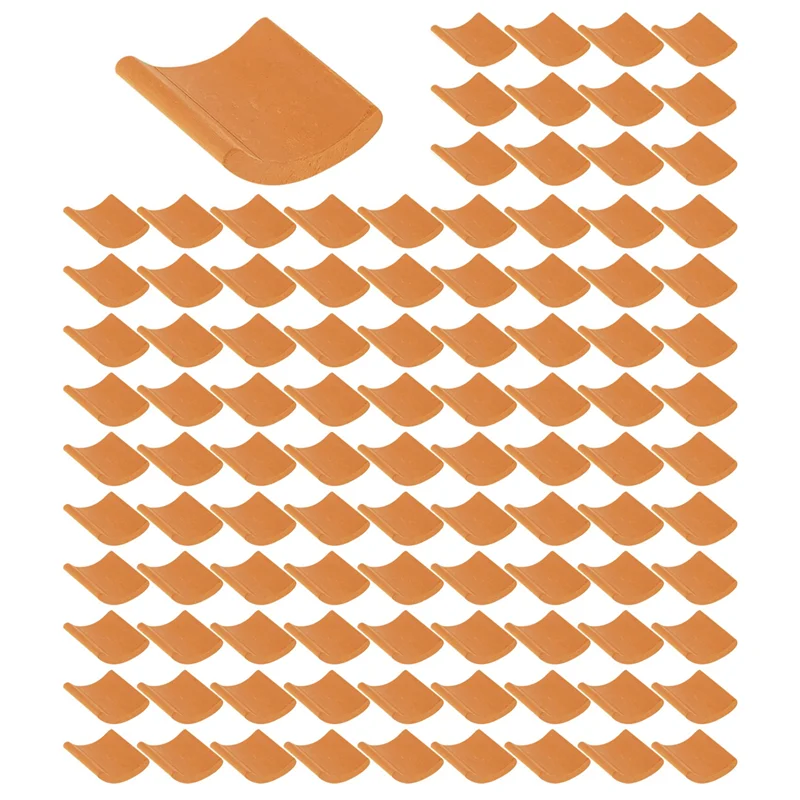 

A04F-500 Pcs Roof Tiles Building Set Miniature Tiles Mini Dollhouse Shingles Fake Tile Dollhouse Kitchen Garden Accessories