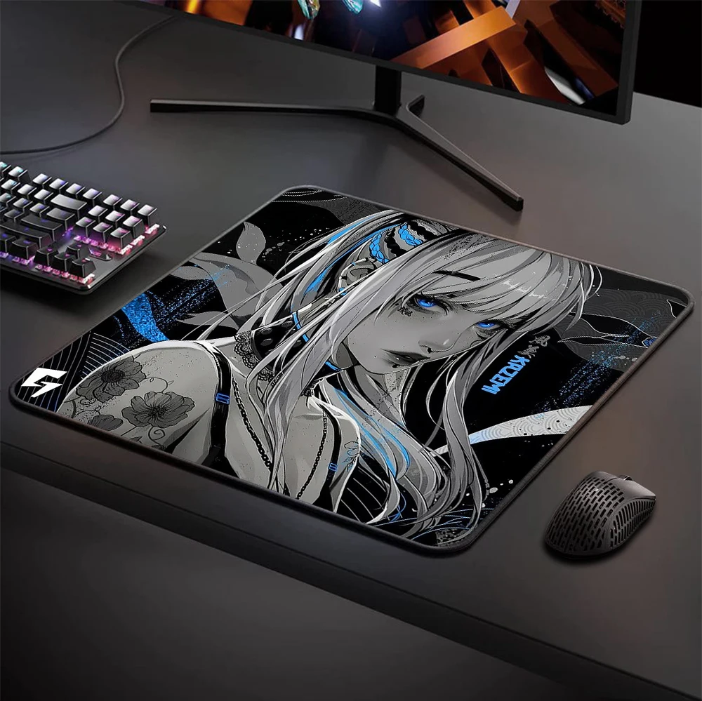 kazemi Non-Slip Gaming Mouse Pad Akari Rubber Computer Desk Mat 45x40CM E-Sports Mouse Pad Gamer Professional Balance Mouse Mat