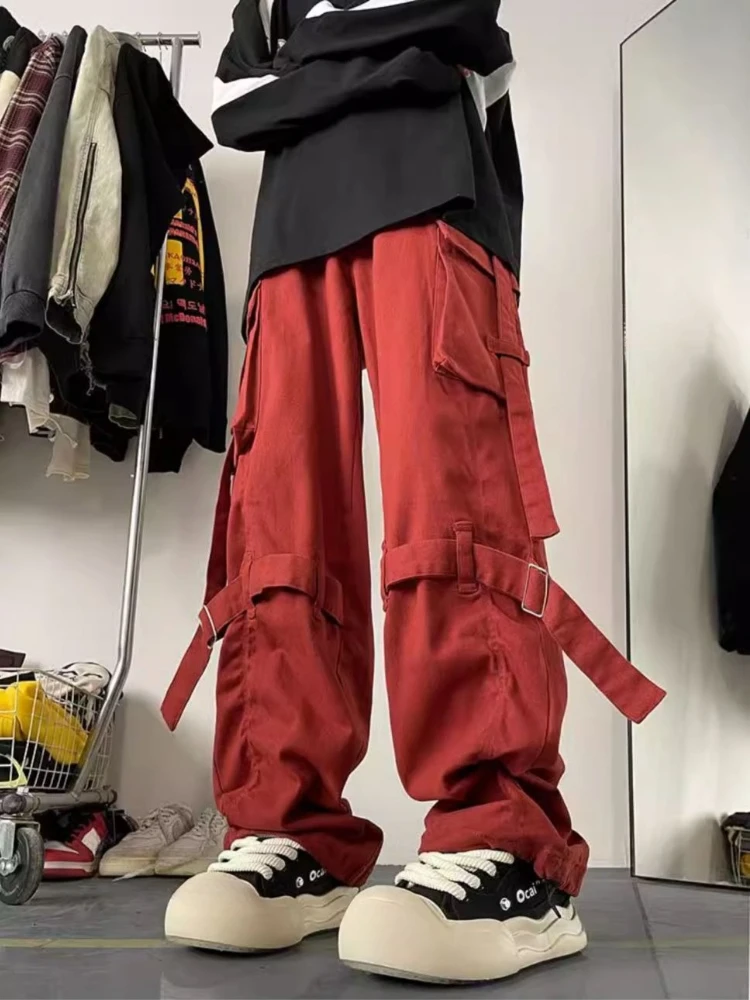 

Minimalist Multi Pocket Male Trousers Biker Low Price Cotton Slacks New In Fashion Long Aesthetic High Quality Men's Cargo Pants
