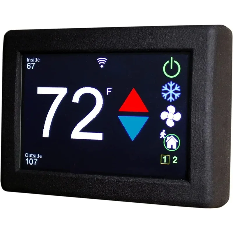 Termostato de pantalla táctil MICRO-AIR EasyTouch RV con WiFi y Bluetooth - Termostato RV para aire acondicionado y calefacción