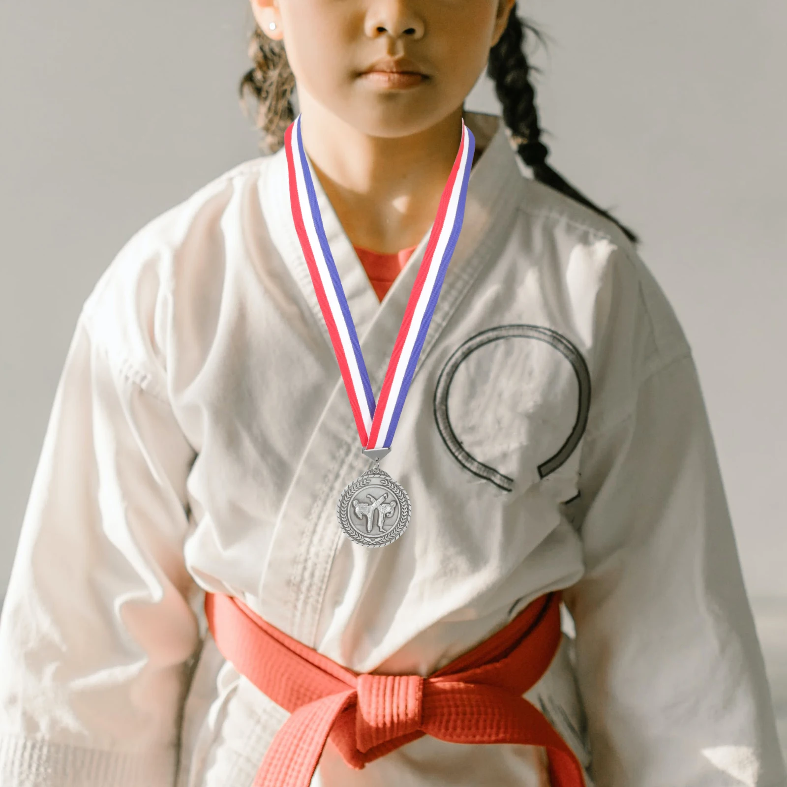 

Zinc Alloy Taekwondo Medals for Awards Competition Hanging Metal Medal Decor Race Portable Reusable Award Medal Durable Rust