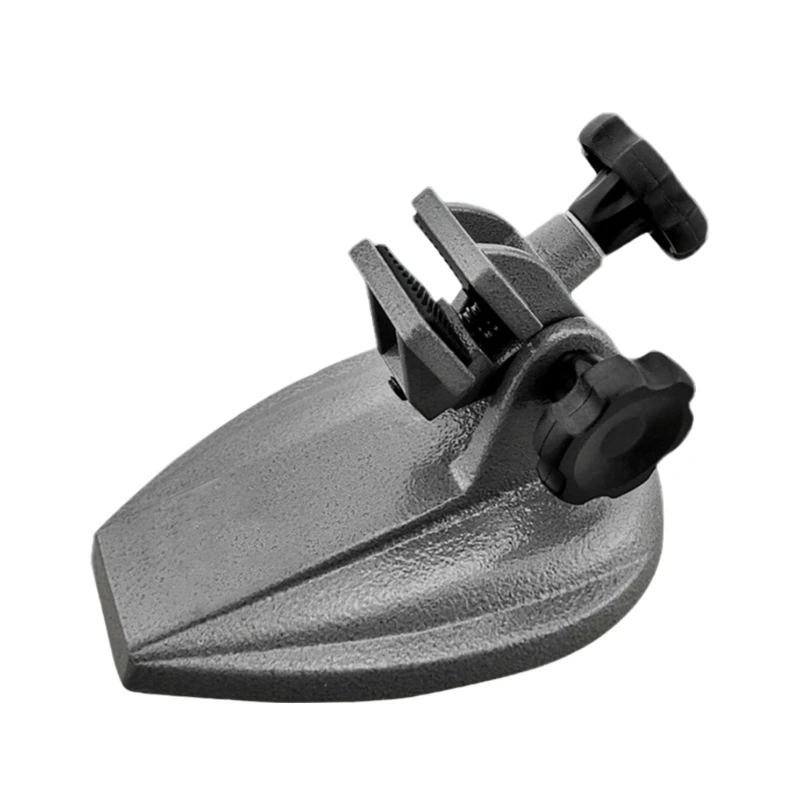 

Precisions Micrometer Holder Stand Paint Coated Base Rubber LinedJaws Inspection Fixture Clamps Nonslip Stand